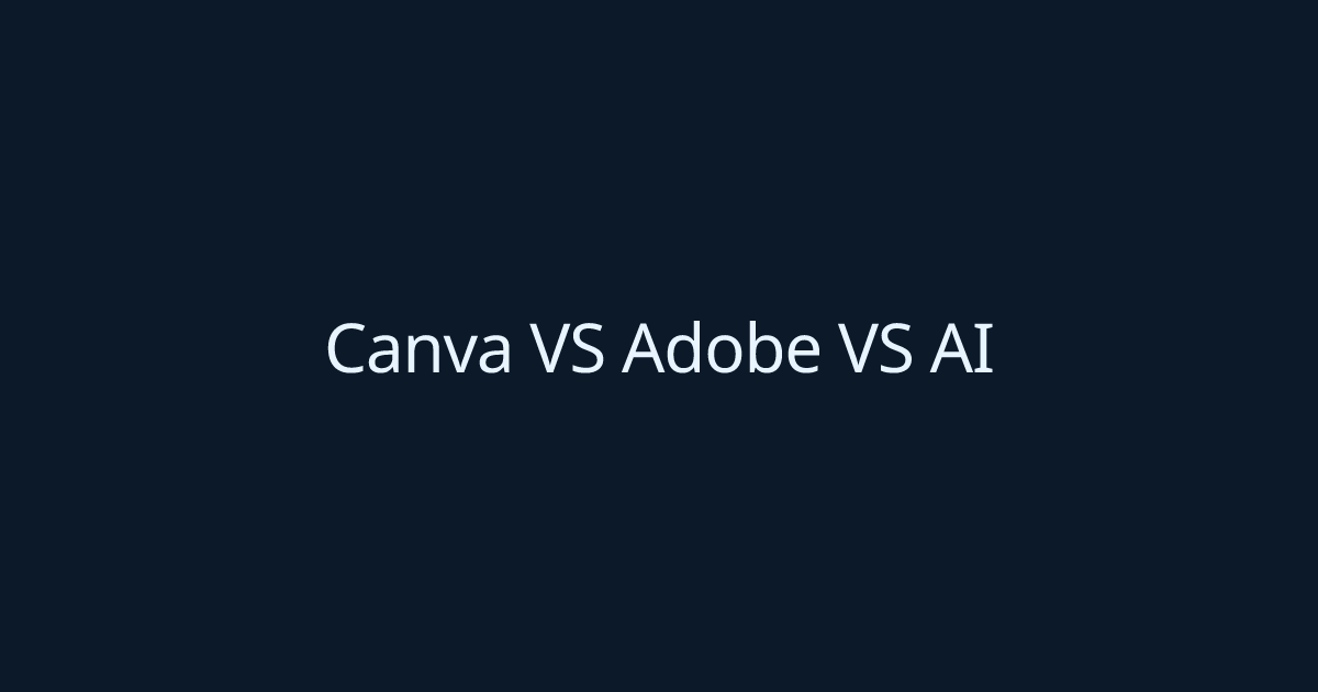 canva vs adobe express vs AI social media tools comparison table