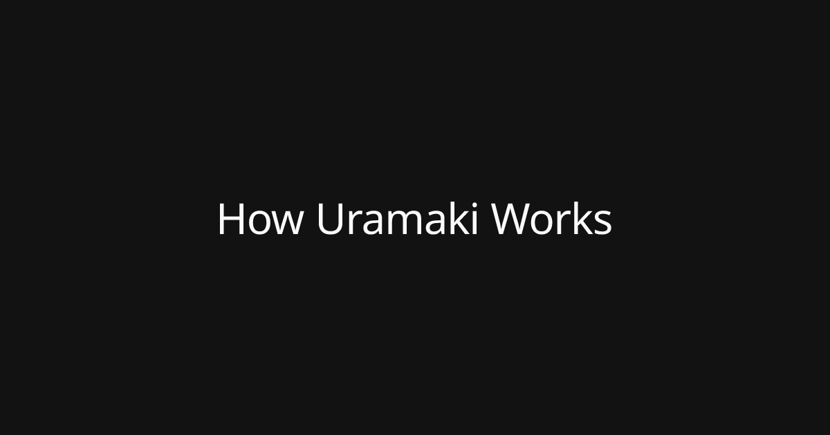 how uramaki studio works real workflow screenshot concept